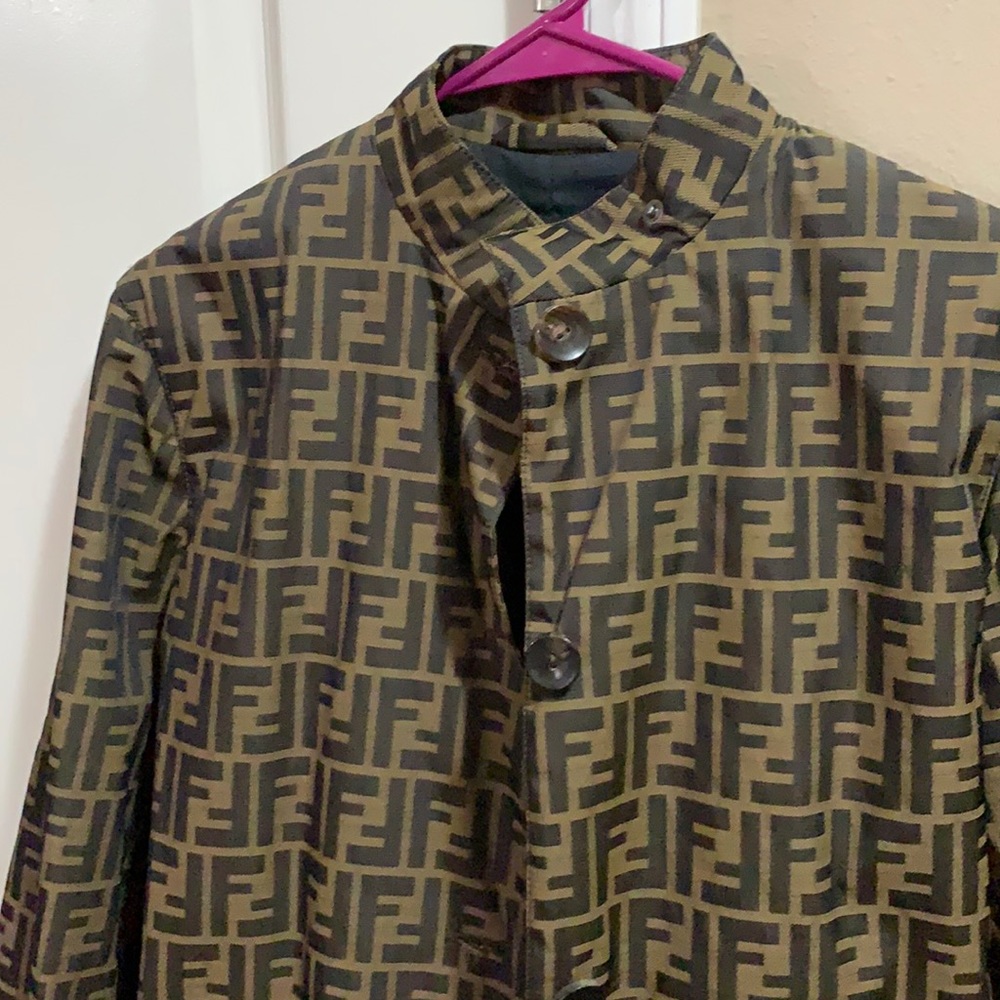Fendi jacket size small Zucca print